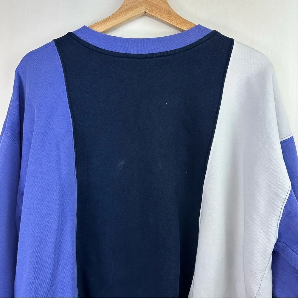 Vintage  90's Color Block Izod Club Crewneck Pullover Sweatshirt - Picture 2 of 9